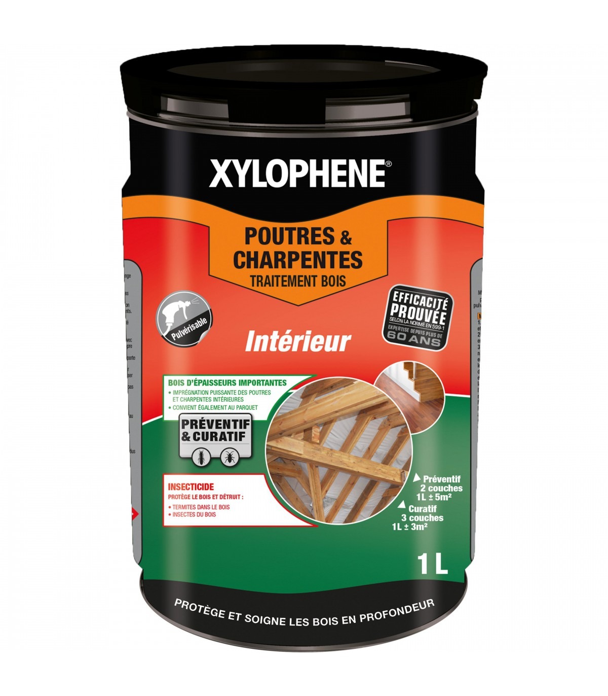 Xylophene traitement poutres et charpentes